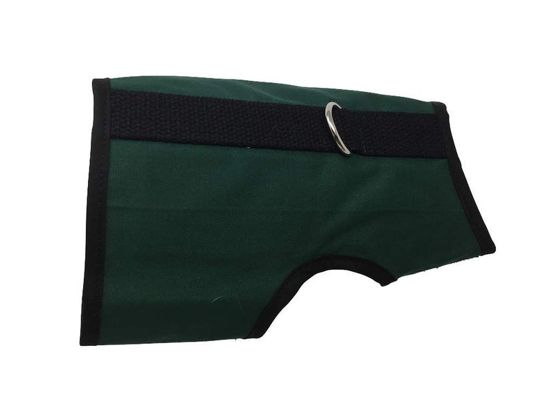 Kitty Holster Cat Harness â€“ Secure Cat Harness for Walking, Soft Cotton Cat Accessories, Comfortable Fit, Strong Hook-and-Loop Closure, Made in USA â€“ Green, XS